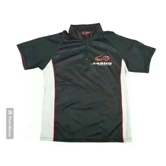 JAMIS BICYCLES Black Cycling 1/4 Zip Jersey Shirt Sz S - Picture 1 of 7